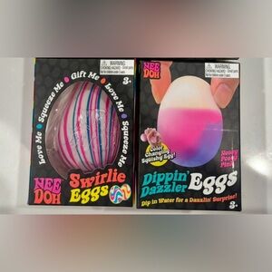 Nee Doh Swirlie Egg and Dippin’ Dazzler set